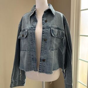 Aerie Blue Jean Jacket